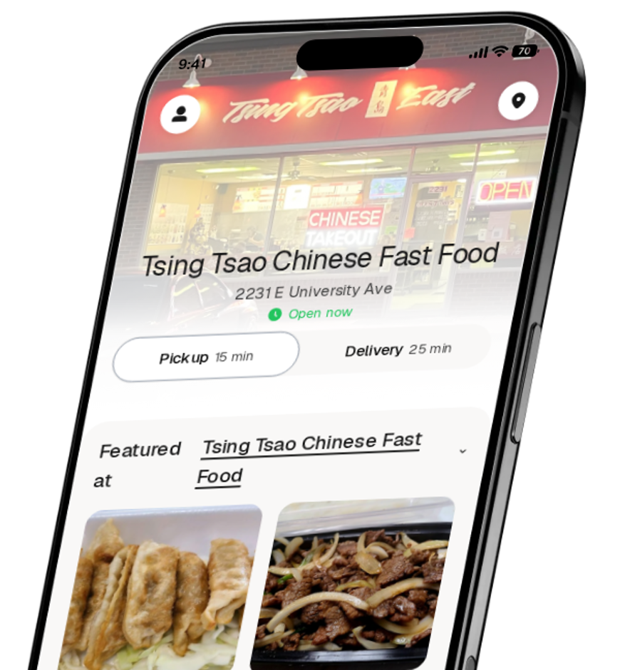 Tsing Tsao Chinese Fast Food app preview