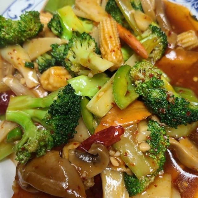 Spicy Hunan Vegetable (Quart size serve with rice only).
