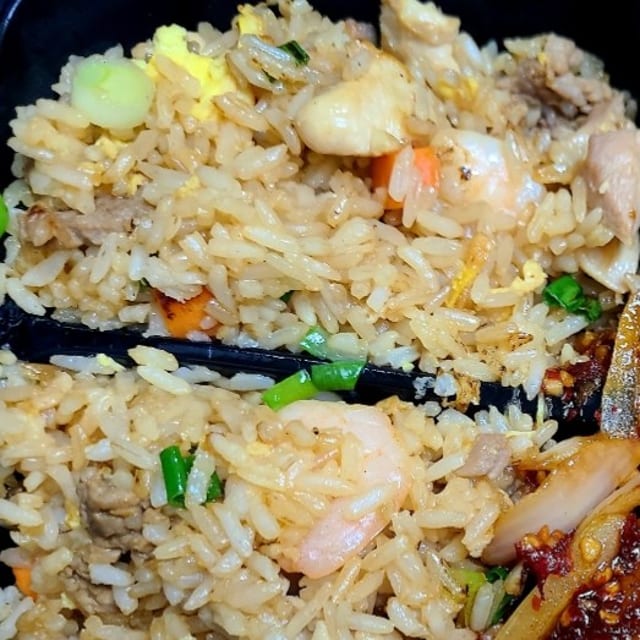 Combination fried rice.