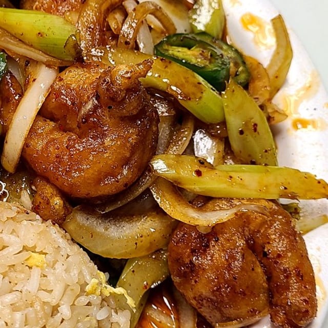 Hot Braised Shrimp Special.