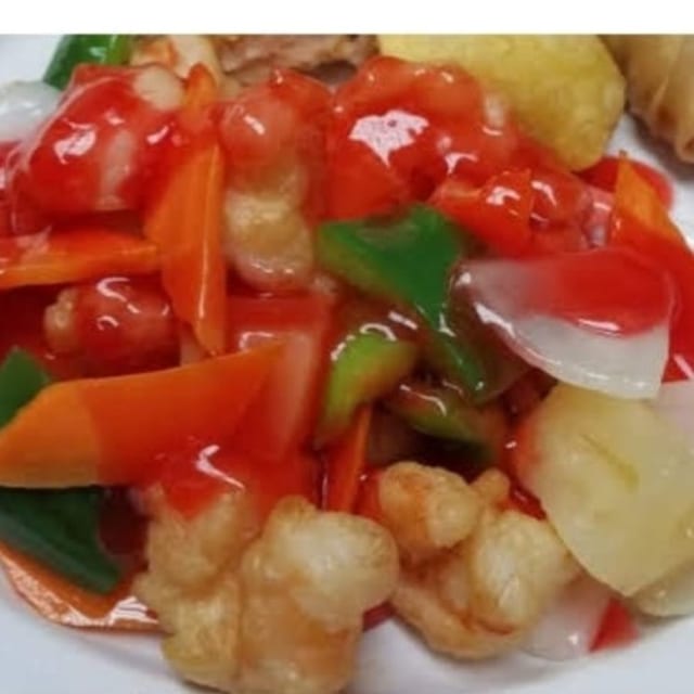 Sweet and Sour shrimp special.